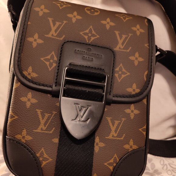 Louis Vuitton Archy Messenger Bag Macassar Monogram Canvas PM - Picture 1 of 11